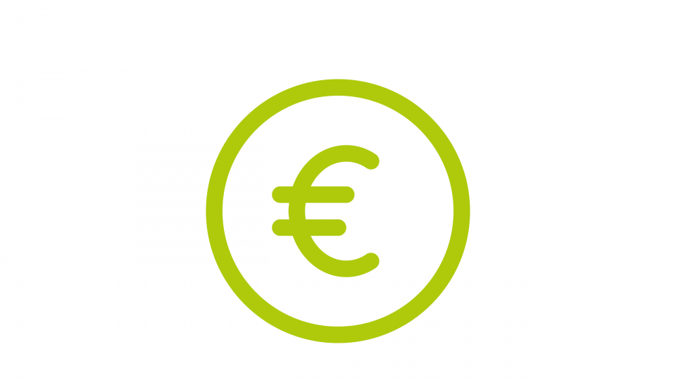 Icon einer Euromünze